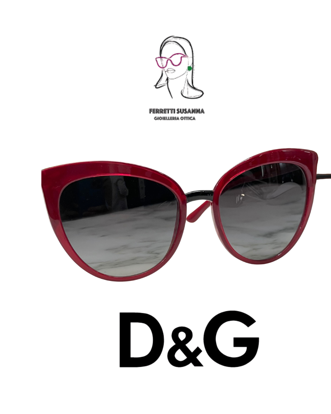 OCCHIALE DOLCE  E GABBANA 6113 CAL 55 ROSSO